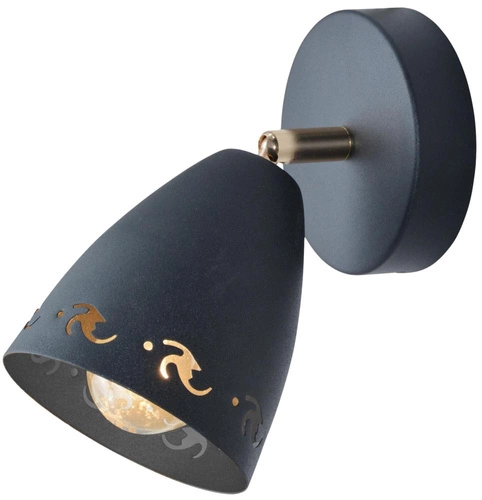Nástěnná lampa Coty 1x40W E14 černá