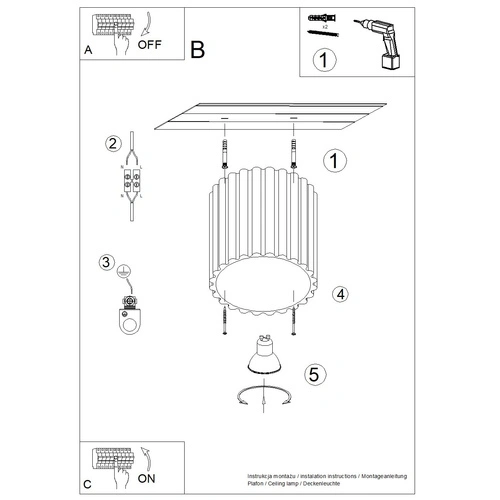 Stropní svítidlo AURA 1 burgund moderní kulaté do obýváku kuchyně a ložnice