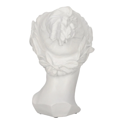 Dekorační soška hlava Venus Atmosphera bílá glamour do obýváku a ložnice 26 cm