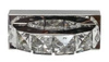 Nástěnné svítidlo Shipi 1x3W LED crystal z nerezové oceli