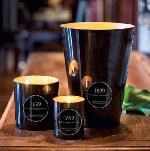 Sojová vonná svíčka Cereria Molla Gold Edition zázvor a pomeranč XL černá 600g dárkové balení