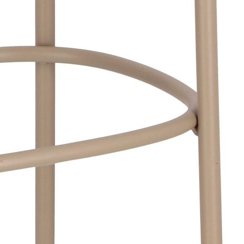 Kovová barová stolička Trick 75 cm šedá moderní bez opěrky do kuchyně a k ostrůvku SCAB Design