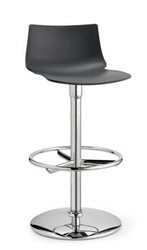 Barová židle Day Twist otočná antracitová moderní do kuchyně a jídelny 75 cm SCAB Design