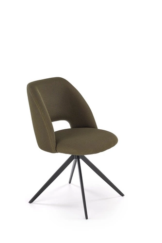 Kancelářská otočná židle Maeba Intesi čalouněná olivová moderní k pracovnímu stolu a do pracovny