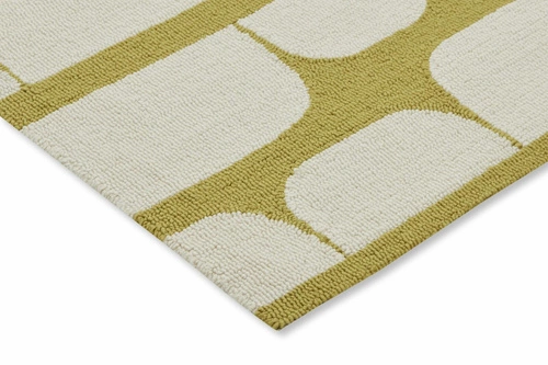 Venkovní koberec Kivi Sunshine 250x350 moderní žlutý geometrický snadno čistitelný