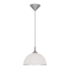 Sugar závěsná lampa 1x60W E27 25cm lano chrom/stříbro
