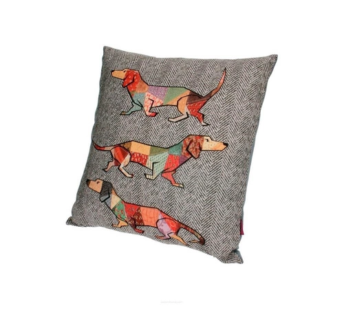 Velurový dekorační polštář JOCKER do obýváku a ložnice antialergický 40x40 cm