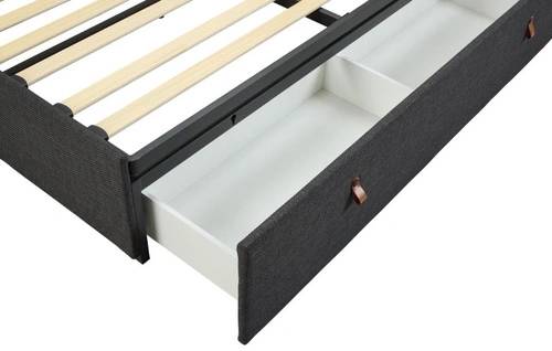 Čalouněná postel Calvi 160x200 se zásuvkami do ložnice, moderní