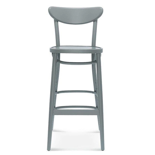 Barová židle s opěrkou Fameg BST-1260 na míru, dřevěná čalouněná 75 cm do kuchyně