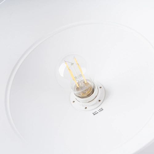 Závěsné svítidlo FRIKA bílá moderní kovová do obýváku, jídelny nebo nad stůl 34 cm