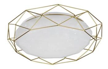 LED stropní svítidlo Sven 43 cm zlaté moderní do obýváku, kuchyně a jídelny glamour
