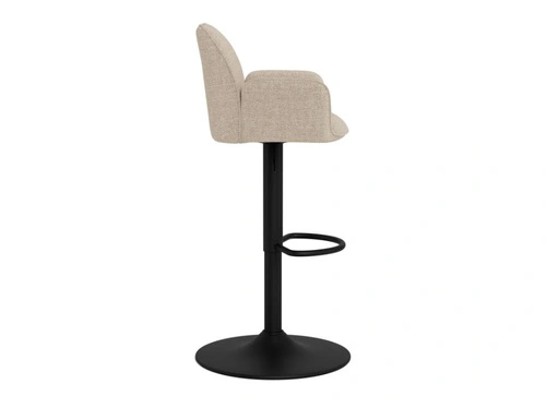 Barová židle Glenda béžová čalouněná otočná výškově nastavitelná do kuchyně