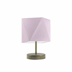 Noční lampička PASADENA moderní s fialovým stínidlem do ložnice a obýváku LYSNE 30cm
