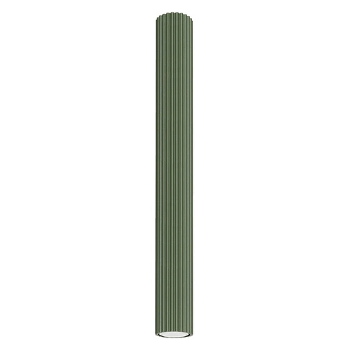 Stropní svítidlo KARBON 60 olivově zelené hliník moderní do obýváku a ložnice