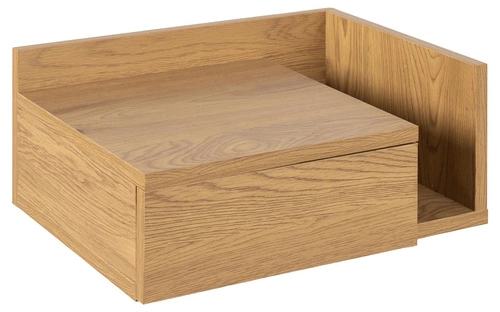 Závěsný noční stolek 40 cm dubový se zásuvkou moderní Actona Ashlan II do ložnice
