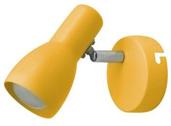 Nástěnné svítidlo Picardo hořčicové moderní kovové nastavitelné do ložnice a obýváku