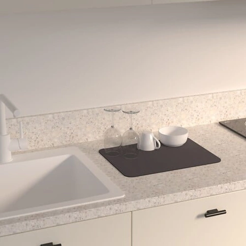 Podložka na sušení nádobí 40x30 cm šedá