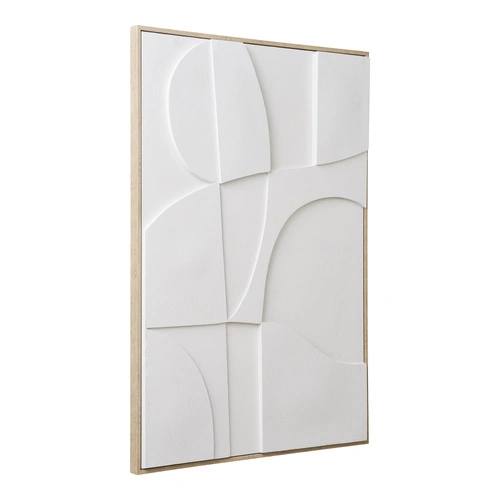 Dekorativní obraz Madeline bílý 60x90 cm do obývacího pokoje a ložnice