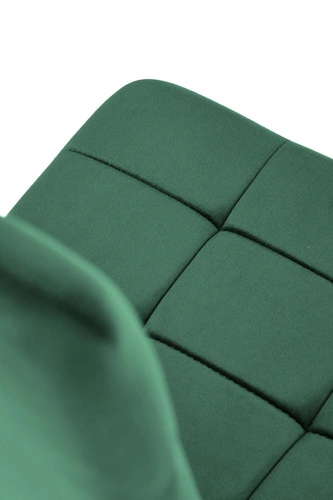 Čalouněná jídelní židle Melani zelený samet moderní glamour Intesi