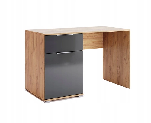 Psací stůl Lana moderní dub craft se zásuvkou industriální do kanceláře Intesi