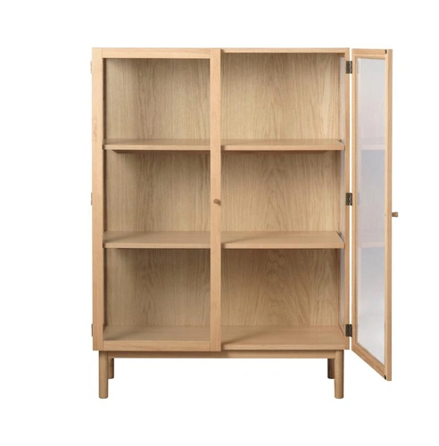 Komoda Elba 140 cm dub přírodní na nožkách do obýváku skandinávská