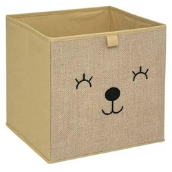 Box / Krabice do regálu Zvířecí juta