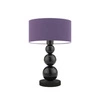 Noční lampička HONOLULU moderní fialová se stínidlem do ložnice a obýváku LYSNE