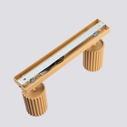 Stropní svítidlo KARBON 2 zlaté moderní glamour do obýváku s nastavitelným stínidlem