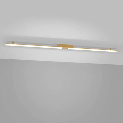 Stropní LED svítidlo LAGOM zlaté moderní do obýváku a kuchyně Thoro 4000K