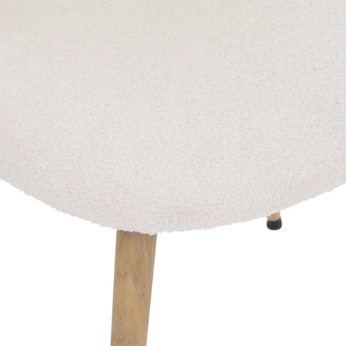 Čalouněná jídelní židle Slano Atmosphera moderní béžová s kovovými nohami