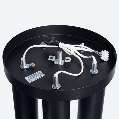 Moderní stropní svítidlo LAGOS 5P černá ocel do obýváku a ložnice SOLLUX