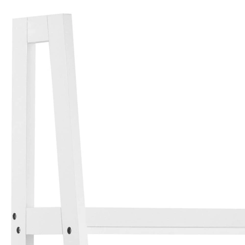 Bílá skandinávská knihovna Wally I do obýváku a dětského pokoje 130 cm