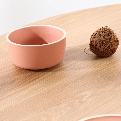 Kulatý jídelní stůl 90 cm Puro dub přírodní moderní na jedné noze Intesi