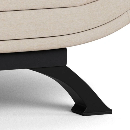 Faith rozkládací dvoumístná sametová béžová pohovka do obývacího pokoje Actona