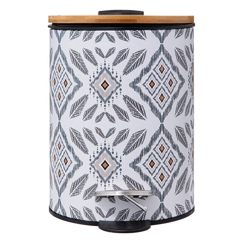 Koupelnový odpadkový koš Hapache 3L moderní kovový s pedálem a vyjímatelnou nádobou