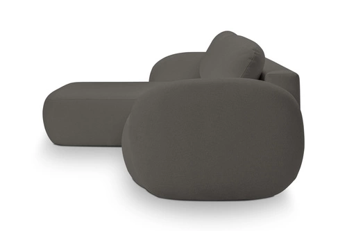 Rohová sedačka Salby rozkládací levý antracit Sicuro 80