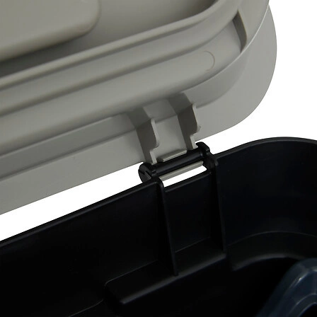 Moderní plastový odpadkový koš Slow 20l černý do kuchyně nebo kanceláře 5five