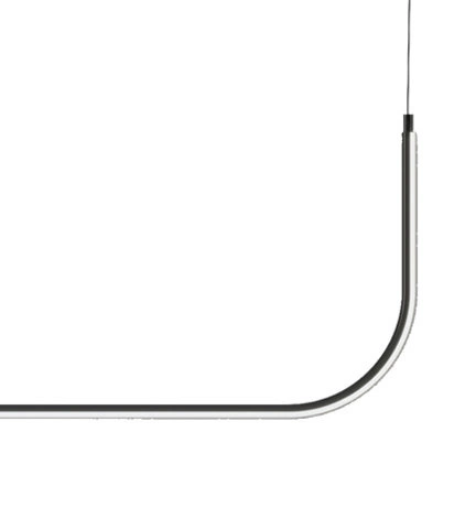 Moderní závěsné LED svítidlo MINIMA-1 černé 80 cm nad jídelní stůl do obýváku