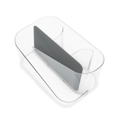 Umbra Glam II transparentní organizér na kosmetiku do zásuvky, moderní s přihrádkami 27 cm