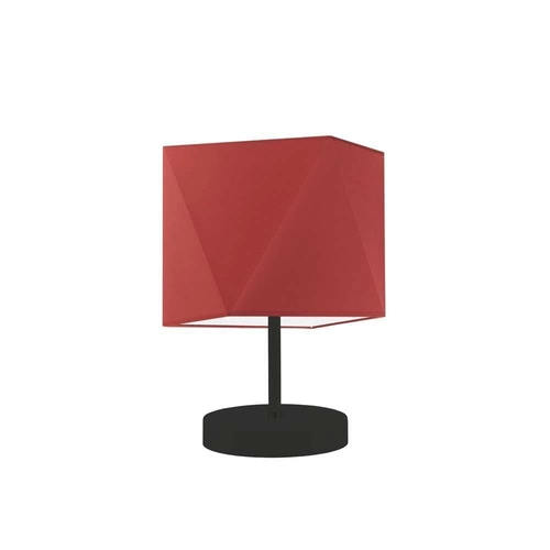 Lampa Pasadena stínidlo červené stojan černý