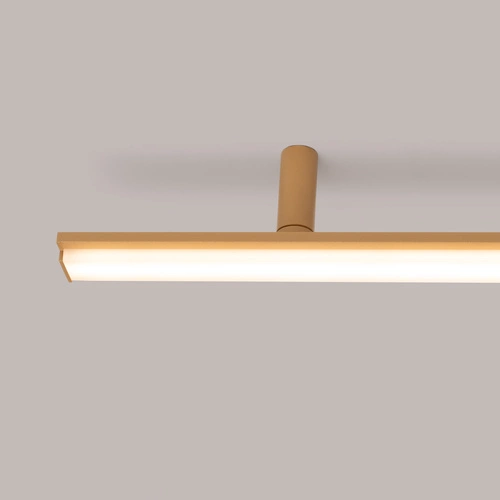 Stropní LED svítidlo LAGOM zlaté moderní do obýváku a kuchyně 3000K Thoro