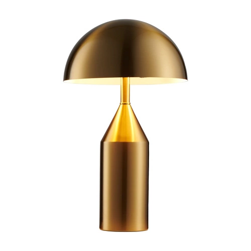 Noční lampička glamour BELFUGO S Step into Design zlatá kovová do ložnice 28x40 cm