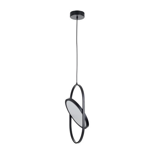 Závěsné LED svítidlo ELIPSE M černé 45 cm moderní do obýváku a nad stůl Step into Design