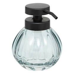 Skleněný modrý dávkovač mýdla 5five simply smart moderní do koupelny nebo kuchyně