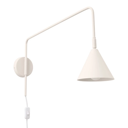 Nástěnné svítidlo NOX béžové moderní kovové do ložnice a obýváku SOLLUX LIGHTING 61 cm