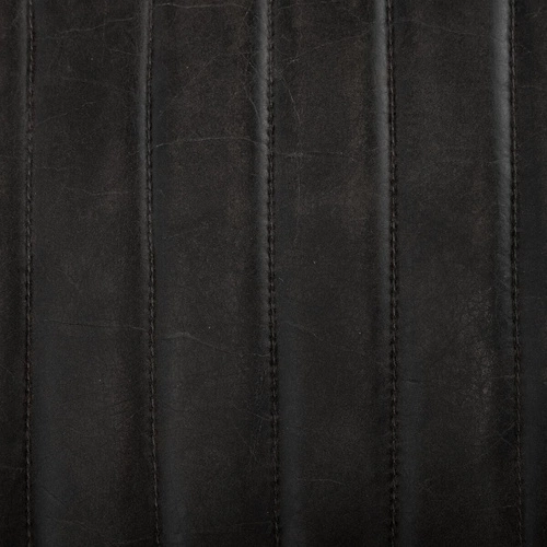 Kožená barová židle Dario černá