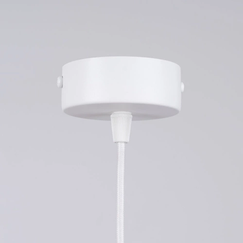 Závěsné svítidlo BRINA bílá moderní do obýváku a jídelny ocelové rozptýlené světlo