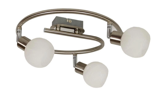 Moderní stropní lampa Alabaster skleněná nastavitelná do obývacího pokoje a ložnice 50 cm