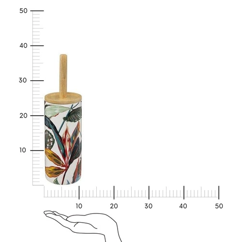 Bambusový keramický WC kartáč Palawan barevný do koupelny 5five simply smart