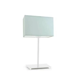 Noční stolní lampa do ložnice moderní mátová se stínidlem skandinávský styl LYSNE 40 cm